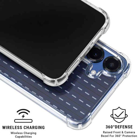 Japan Soccer Flag Galaxy S25 Clear Case